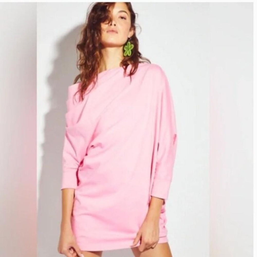 Free People Beach Modern Mini Dress - Pink Carnation - Size Large - NWT